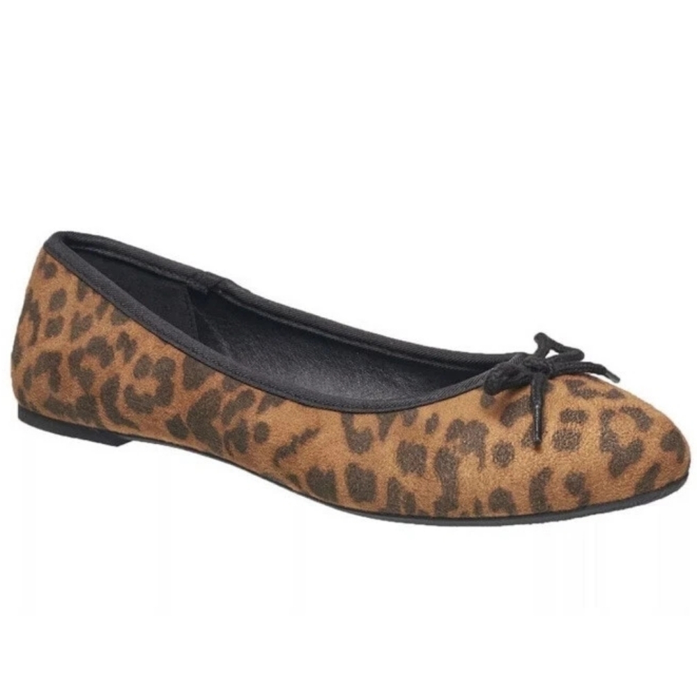 French Connection Leopard Print Ballet Flats.